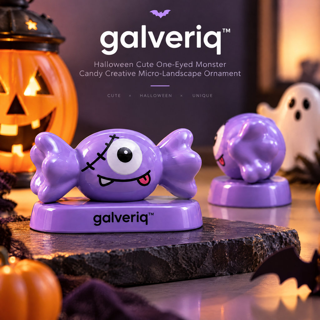 galveriq™ Halloween Cute One-Eyed Monster Candy Creative Micro-Landscape Ornament