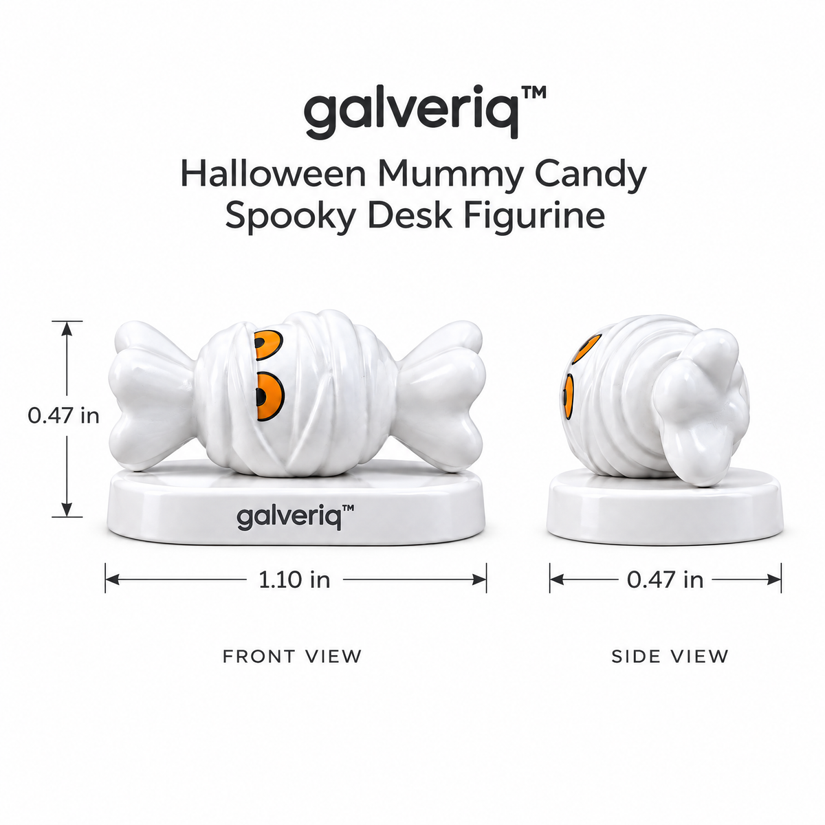 galveriq™ Halloween Mummy Candy Spooky Desk Figurine
