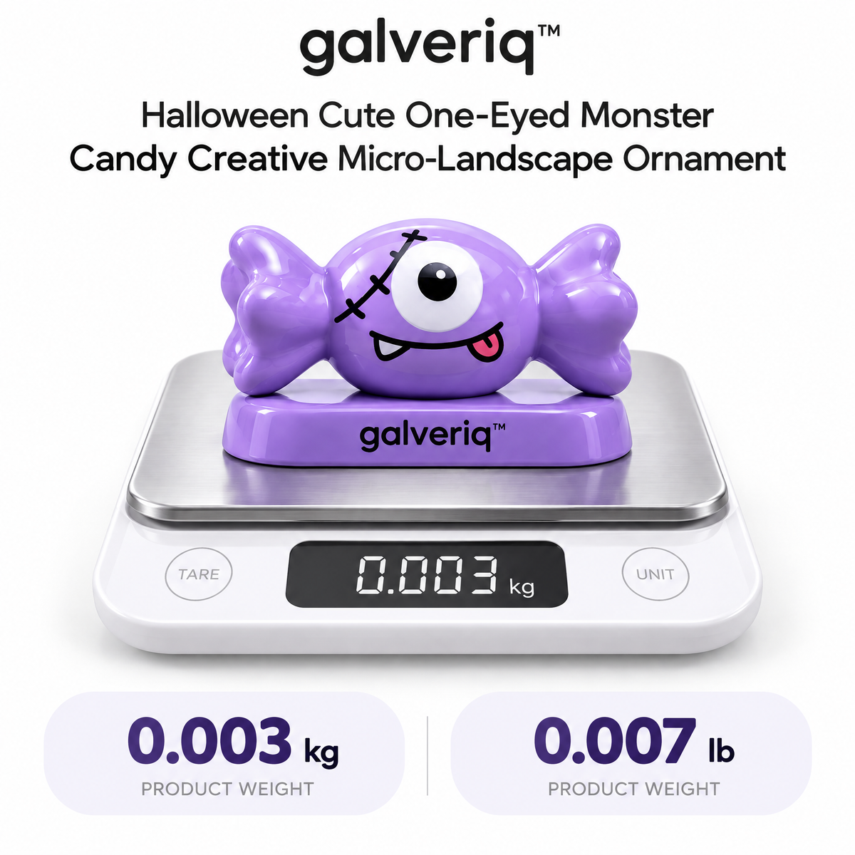 galveriq™ Halloween Cute One-Eyed Monster Candy Creative Micro-Landscape Ornament