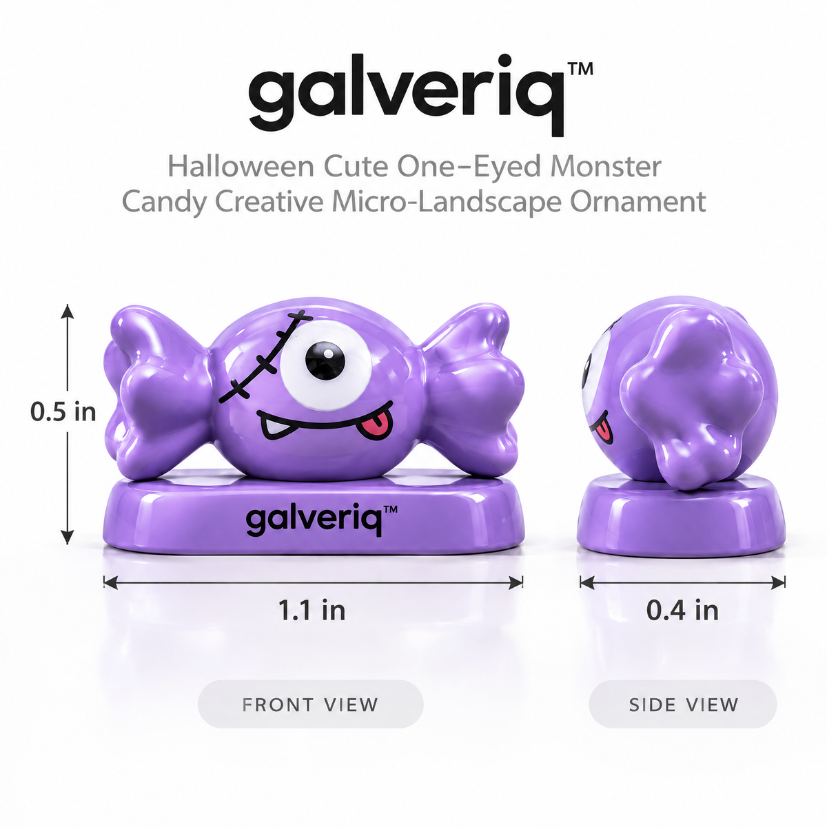 galveriq™ Halloween Cute One-Eyed Monster Candy Creative Micro-Landscape Ornament