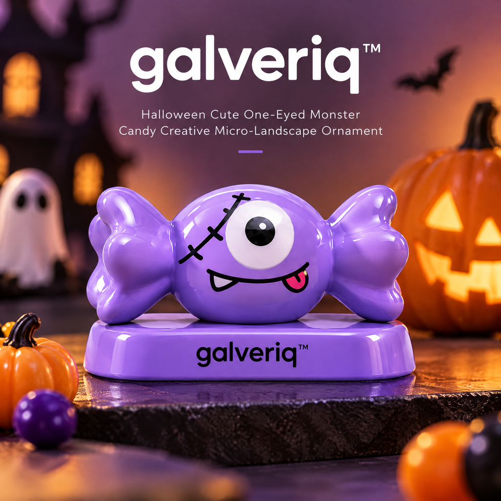 galveriq™ Halloween Cute One-Eyed Monster Candy Creative Micro-Landscape Ornament